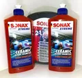 Produktbild: SONAX Xtreme Ceramic Active Shampoo Set - 2x Autoshampoo + 1x Waschschwamm