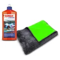 Produktbild: SONAX 500ml XTREME CERAMIC ACTIVE SHAMPOO + 700GMS DUO MIKROFASERTUCH 60x80cm