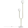 Produktbild: Efectoled - Stehlampe Aus Metall Und Glas Moonlight Brass 2 Strahler Gold