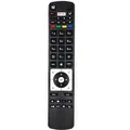 Produktbild: Ersatz Fernbedienung für Telefunken TV | D40U298N4CWH | D43F287M3CW | Fernseher Remote Control - Schwarz