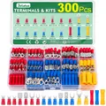 Produktbild: 300 Stück 0.56.0mm² Kabelschuhe Set, Kabelschuh Sortiment Flachstecker und Ga...