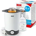Produktbild: NUK Thermo Express Plus Flaschenwärmer & First Choice+ Anti-Colic-Trinksauger Si