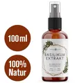 Produktbild: Basilikum Extrakt Haarkur (100ml). Kann Haarausfall vorbeugen, 100% natürlich.