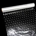 Produktbild: Cellophan Geschenkpapier Rolle, 40CM x 30M Weißer Punkt Zellophan Geschenkpap...