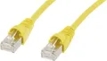 Produktbild: Telegärtner 100008985 RJ45 Netzwerkkabel, Patchkabel CAT 6a S/FTP 10.00 m Gelb Flammwidrig, mit Rastnasenschutz, Flammwidrig, Halogenfrei