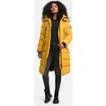 Produktbild: Marikoo Damen Winterjacke – Schneesternchen, lang mit Kapuze & Fellkragen