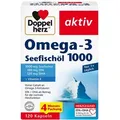 Produktbild: Doppelherz Omega-3 Seefischöl 1000 Kapseln