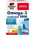 Produktbild: DOPPELHERZ Omega-3 Seefischöl 1000 Kapseln 120 St