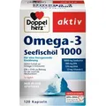 Produktbild: Doppelherz aktiv Omega-3 Seefischöl 1000, 120 St Kapseln