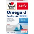 Produktbild: DOPPELHERZ Omega-3 Seefischöl 1000 Kapseln 120 St PZN 16588544
