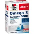 Produktbild: DOPPELHERZ Omega-3 Seefischöl 1000 Kapseln, 120 St PZN 16588544