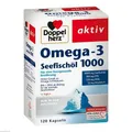 Produktbild: DOPPELHERZ Omega-3 Seefischöl 1000 Kapseln 120 St
