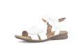 Produktbild: Gabor Damen Riemchensandalen, Frauen Sandalen,sommersandalen,sommerschuhe,freizeitschuhe,offene schuhe,strandschuhe,absatz,weiss,38 EU / 5 UK