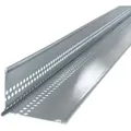 Produktbild: Daprona - Kiesfangleiste Aluminium 2,5m, Silber, Kiesleiste Mit Tropfkante, Lochblech Aluminium, Abschlussleiste Für Terrasse Und Balkon Geeignet - 50x70mm, 1 Stück