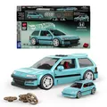 Produktbild: MATTEL BRICK SHOP JHF62 Hot Wheels Speed Series Honda Civic EF Bausatz, Mehrfarb