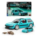 Produktbild: Hot Wheels Bauset Speed Series Mattel Brick Shop 1/32 Custom ’90 Honda Civic EF