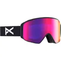Produktbild: Anon Herren Snowboardbrille M4 Cylindrical, Größe:OneSize, Farben:Black/prcv Sun red