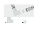 Produktbild: Paulmann 70616 Function MaxLED Edge-Connector 90° 4er Pack Weiß