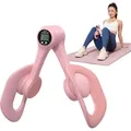 Produktbild: 360° drehbarer Beckenboden- & Oberschenkeltrainer – LED-Display, kompakt & tragbar, für Gesäß, Rücken & Arme, Postnatale Rückbildung, Zuhau... - Rosa