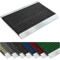 Produktbild: Floordirekt Fußmatte Profi Brush, Erhältlich in 8 Farben & 3 Größen, Sauberlaufmatte, rechteckig, Höhe: 22 mm schwarz 50 cm x 80 cm x 22 mm
