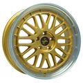 Produktbild: 1x KESKIN WHEELS KT22 RETRO gold lip polished 8.5Jx19 5x108 ET45