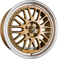 Produktbild: 4 Alufelgen KESKIN KT22 RETRO Gold Lip Polish (GLP) 8,5x19 ET45 5x108 19 Zoll