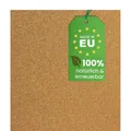 Produktbild: EKB Korkplatte 100x50cm 2mm stark I Natürliche Presskorkplatte für Pinnwand, Wanddekoration oder Schallschutz Akustikplatte I Umweltfreundliches DIY-Projektmaterial zum Basteln & Modellbau