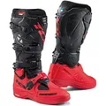 Produktbild: TCX Comp Evo 2 Michelin Motocross Stiefel, schwarz-rot, Größe 49 für Männer
