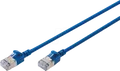 Produktbild: DIGI 1632A003SB - Cat.6a Patchkabel, F/FTP, blau, 0,3 m