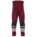 Produktbild: Ewers Strumpfhose Strumpfhose Mustermix 77% Baumwolle, 22% Polyamid, 1% Elasthan rot 98/104 | 65 cm