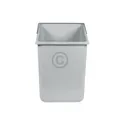 Produktbild: Inneneimer 316x226x286mm 18 Liter Hailo 1086249 hellgrau für Einbau-Abfallsammle