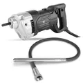 Produktbild: STAHLWERK Betonrüttler 900 Watt mit Rüttelflasche 35 mm - 4.000 U/min, 2 m Schlauchlänge, Innenrüttler für Betonbau, Fundamente, Bodenplatten, Wände, Decken, Pfeiler und Schalungen