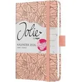 Produktbild: Wochenkalender Jolie ca. A6 Hardcover Rose Monstera 2026