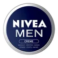 Produktbild: NIVEA Men Creme, Hautcreme für Gesicht, Körper und Hände, pflegende Feuchtigkeitscreme mit frisch-maskulinem Duft, im 1er Pack (1 x 150 ml)