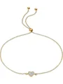 Produktbild: CHRIST Armband CHRIST Damen-Armband 375er Gelbgold 3 Diamant Herz