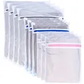 Produktbild: 10 Stk Wäschenetz für Waschmaschine, Wäschesäcke, Wäschenetze Groß mit Reißverschluß, Wäschebeutel für Waschmaschine Blusen, BHs, Unterwäsche, Bettwäsche, Mäntel, Textilien, SML