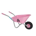 Produktbild: Kinderschubkarre Prinzessin Schiebkarre Metallschubkarre Gartenkarre Pannenrad
