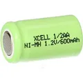 Produktbild: Xcell Akku 1/2 Aa 1,2v 600mah Ni-mh. X1/2aa600