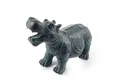 Produktbild: esotec Wasserspeier Figur Flusspferd Hippo mit Schlauch 1m, 30x12,5x20cm, Polyresin 100738