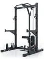 Produktbild: Atletica R7 Rider | Steckgewichte Version | Squat Rack mit Latzug mit Steckgewichte kaufen. 95kg Steckgewichte am Latzug. Ersetzt nahezu EIN Vier Pfosten Power Rack Größe 203 cm