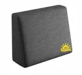 Produktbild: sunnypillow Rückenkissen Palettenkissen mit abnehmbarem Bezug Seitenkissen 60x40x20/10cm, Anthrazit UV