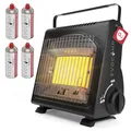 Produktbild: EVOCAMP Gasheizung mit Piezozündung 1,7 kW mit 4 Gaskartuschen Typ MSF-1A 227 g