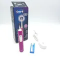 Produktbild: Oral B elektrische Zahnbürste Mundpflege Junior Base Lila Power Trendig