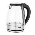 Produktbild: Fakir Ojo Wasserkocher 1,8 Liter - 2200 Watt Leistung, LED-Beleuchtung, Überhitzungsschutz - Glasdesign Kleiner Wasserkocher mit Abschaltautomatik