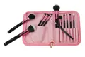 Produktbild: Fantasia Pinsel-Set 12-tlg. mit Synthetic Haar, Rosa-Schwarz, in rosa Tasche