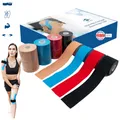 Produktbild: 12 Kinesio Tape Sporttape Physio Kinesiologie Tapes SET schwarz rot blau beige