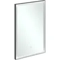 Produktbild: V&B Spiegel Subway 3.0 Alu-Rahmen, 50x75x4,75cm, sw matt/we ma