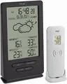 Produktbild: Funk-wetterstation: präzise Innen-/außenmessung, Lcd, Wettervorhersage