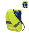 Produktbild: Unisex Kinder Regenschutz Schulranzen, wasserdichte Rucksack Regenschutzhülle Regenhülle Schutzhülle mit Reflektorstreifen(18-25L), Kompatibel mit ergobag, Scout, Step by Step, McNeill, DerDieDas
