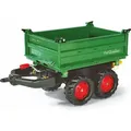 Produktbild: rolly toys Mega Trailer Dreiseitenkipper grün/rot, Maße: 88x45x47 cm; 12 220 2